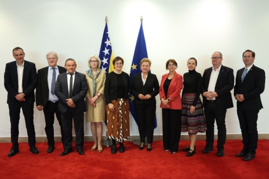 Members of the Friendship Group of the Parliamentary Assembly of Bosnia and Herzegovina (BiH PA) for neighboring countries spoke with members of the Friendship Group of the Parliament of the Republic of Austria